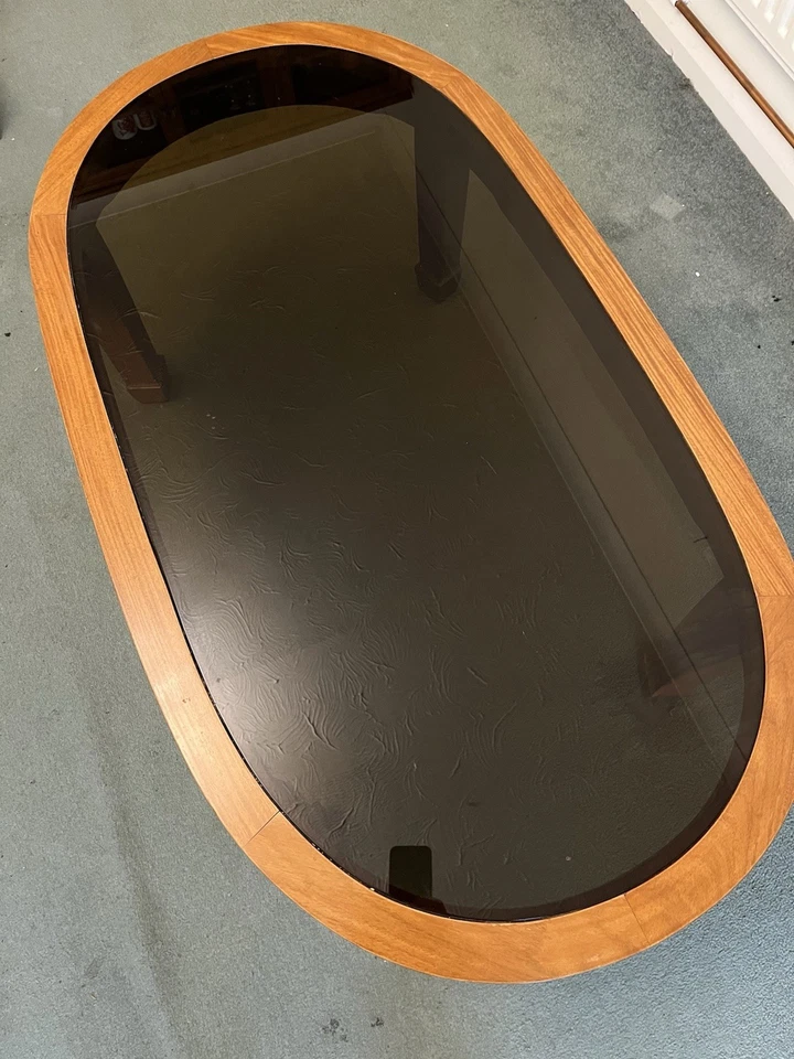 Chinese Rosewood Glass Topped Coffee Table - Image 2 of 4