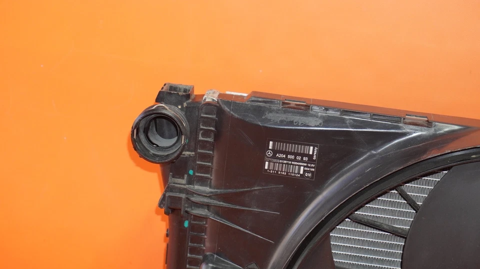 MERCEDES BENZ C300 VENTILADOR DE REFRIGERACIÓN RADIADOR CONDENSADOR 2008 2009 2010 2011 C350 OEM Foto 4 de 4