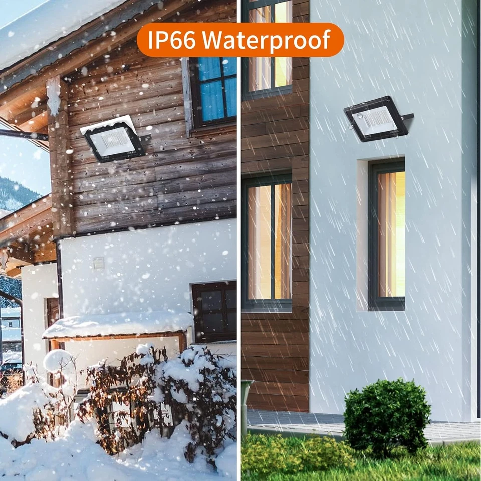 10-100Watt LED Fluter mit Bewegungsmelder Strahler Außen Scheinwerfer Flutlicht - Bild 4 von 4