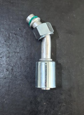 A/C Beadlock Crimp on Fitting O-ring Female Nut #10 Std 45 Degree