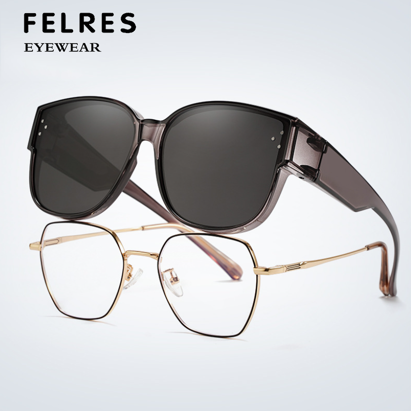 Polarized Fit Over Glasses Sunglasses for Women Lightweight TR90 Frame Amazon.com: Meeloog Polarized Fit Over Glasses Sunglasses  main image 3