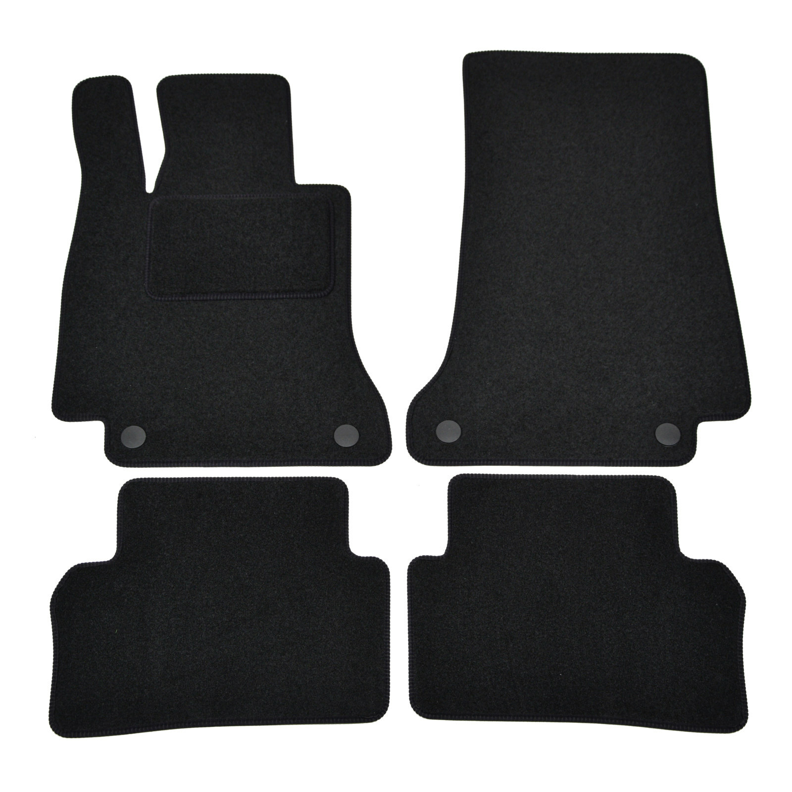 Tapis de sol en velours sur mesure pour Mercedes Classe E W213 S213 après 2020 coloris noir