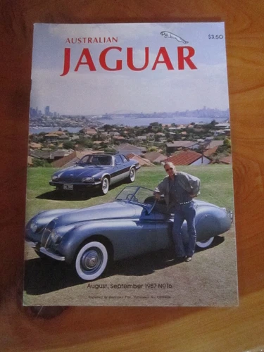 MAGAZINE AUSTRALIAN JAGUAR AUGUST-SEPTEMBER  1987  NO. 16  GREAT **  MUST SEE **