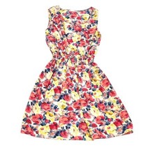 Doxing floral A-line dress women's medium