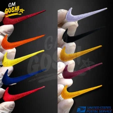 Swoosh 2.5" Embroidered Swoosh Iron On Multi Colors Embroidered Patches