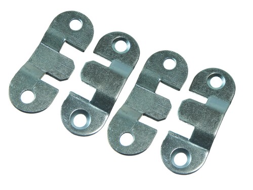 100 X Flush Mount Brackets Hidden Interlocking Picture Fixings 42 X 16mm Onest