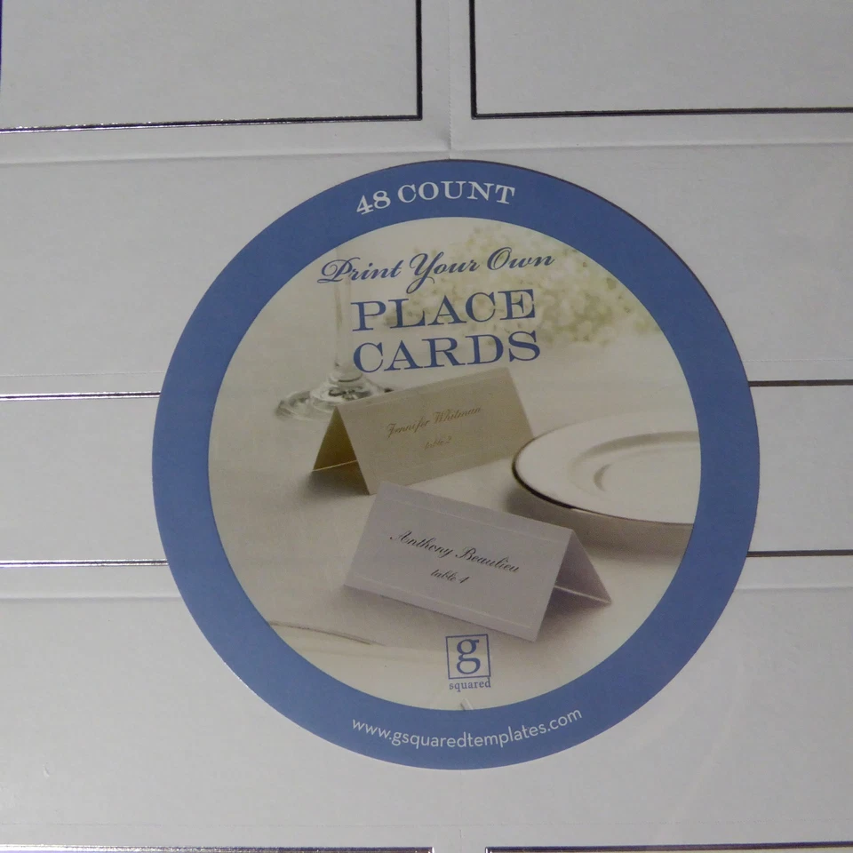 НОВЫЕ открытки для ужина свадьбы белый и серебро 48 новый - Изображение 2 из 4