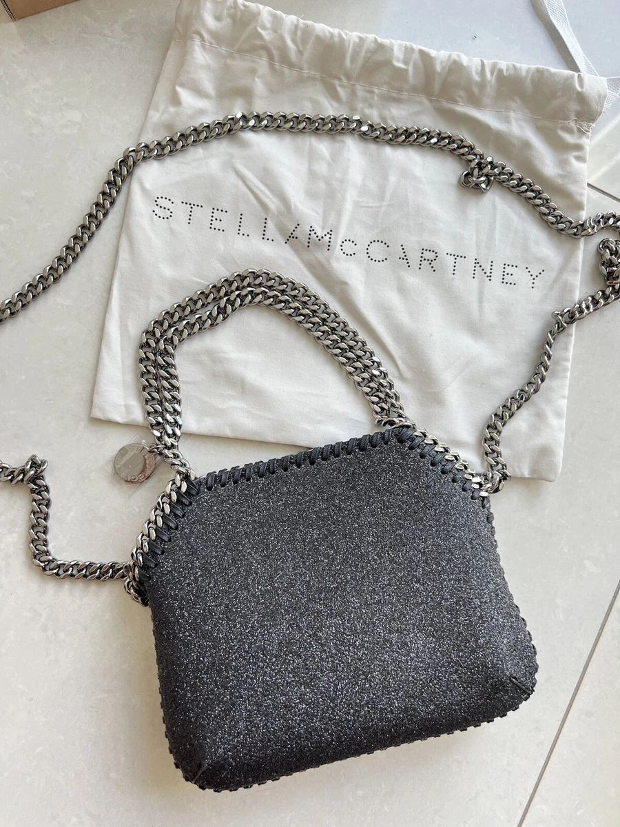 STELLA MCCARTNEY Falabella Glitter Mini Crossbody Tote Bag NEW | eBay