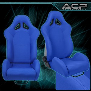 Tela Azul 1x Carreras De Auto Automotriz Vip Reclinables