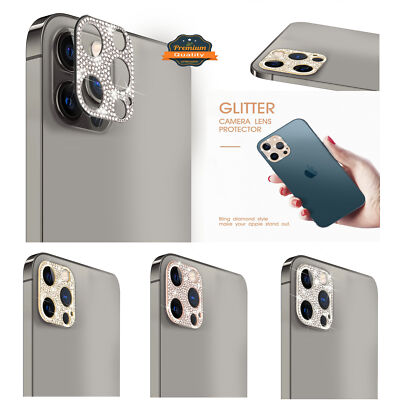 For Apple iPhone 12 /Pro Max Mini Camera Lens With Diamond Bling Lens  Protective