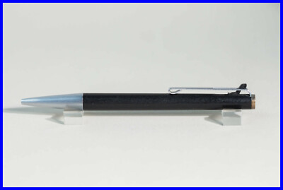 1980 MONTBLANC 782 Ball Pix Pen in BLACK & STEEL - new refill