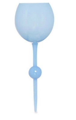Beach Wine Glass Pool Bathtub Blackyard Concets Beverage Acrylic Blue and White