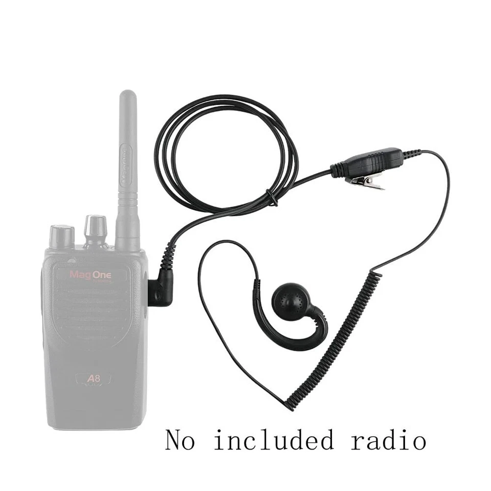 Micrófono giratorio PTT auricular de 2 pines HKLN4604 HKLN4604A HKLN4604B para radios Motorola Foto 4 de 4