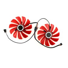 For RX Vega56/ RX Vega56 RX580 590 2PCS Graphics Card Cooling Fan FDC10U12S9-C