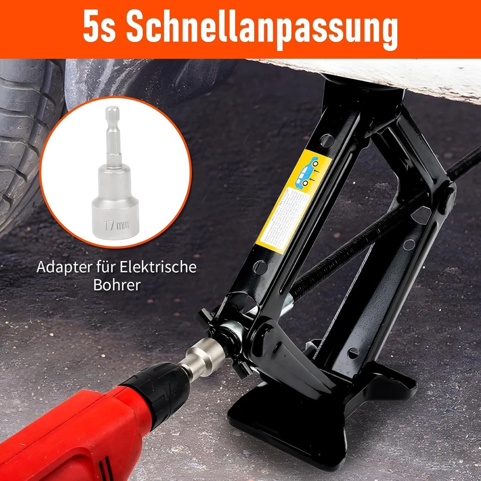 Jack Lift 2500kg 3000kg Scissor Jack Car Auto Jack for Passenger Car/SUV/MPV - Image 3 of 4