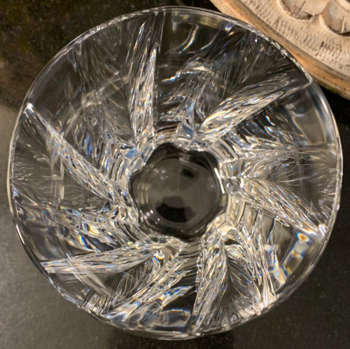 Vidrio Mikasa Crystal Impression 4" doble antiguo impecable - Imagen 3 de 9