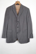 Daks Wool Check Grey Blazer Jacket Mens 42S