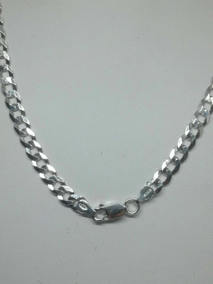 COLLANA GRUMETTA ARGENTO UNISEX RODIATA CM 60 GR. 17 SPORTIVA MAGLIA 6X8 EXPLOIT - Immagine 2 di 4