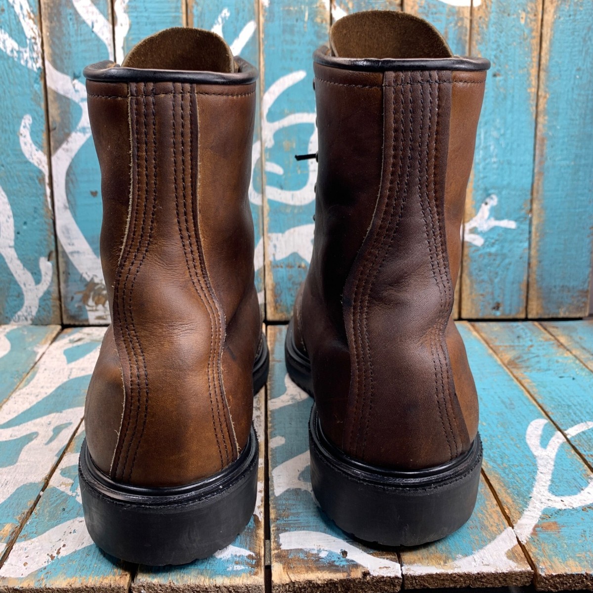 Vintage Red Wing Lace up 23013 Soft Toe  Boot Mens 7.5(3E) Made in USA Amazon.com | Red Wing Heritage Men main image 2