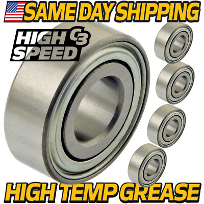 (4 Pack) Bearing fits John Deere GX20818 JD8535 GX21510 w/ C3 & HIGH TEMP GREASE