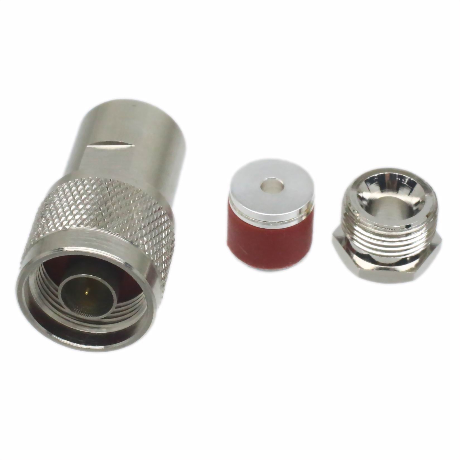 RF Coaxial Connector N male Plug clamp RG302 3C2V cable straight 75ohm