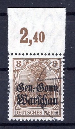 Poland 7aPOR Upper Margin Stamped (AA3219