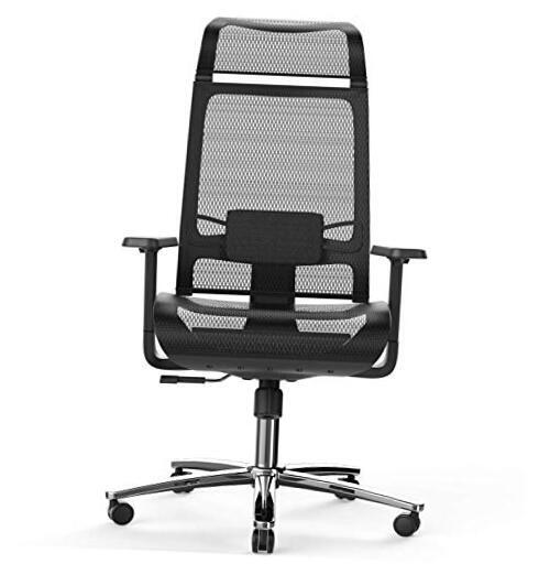 Ergonomic Office Chair, High Back Desk Chair with Mesh Seat -djustable A-image
