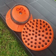 Garden Hose Pipe Accessory Attachment Bundle Shower Sprinkler etc Orange Used