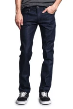 Victorious Men's Skinny Fit Stretch Raw Denim Jeans   DL936 - FREE SHIP