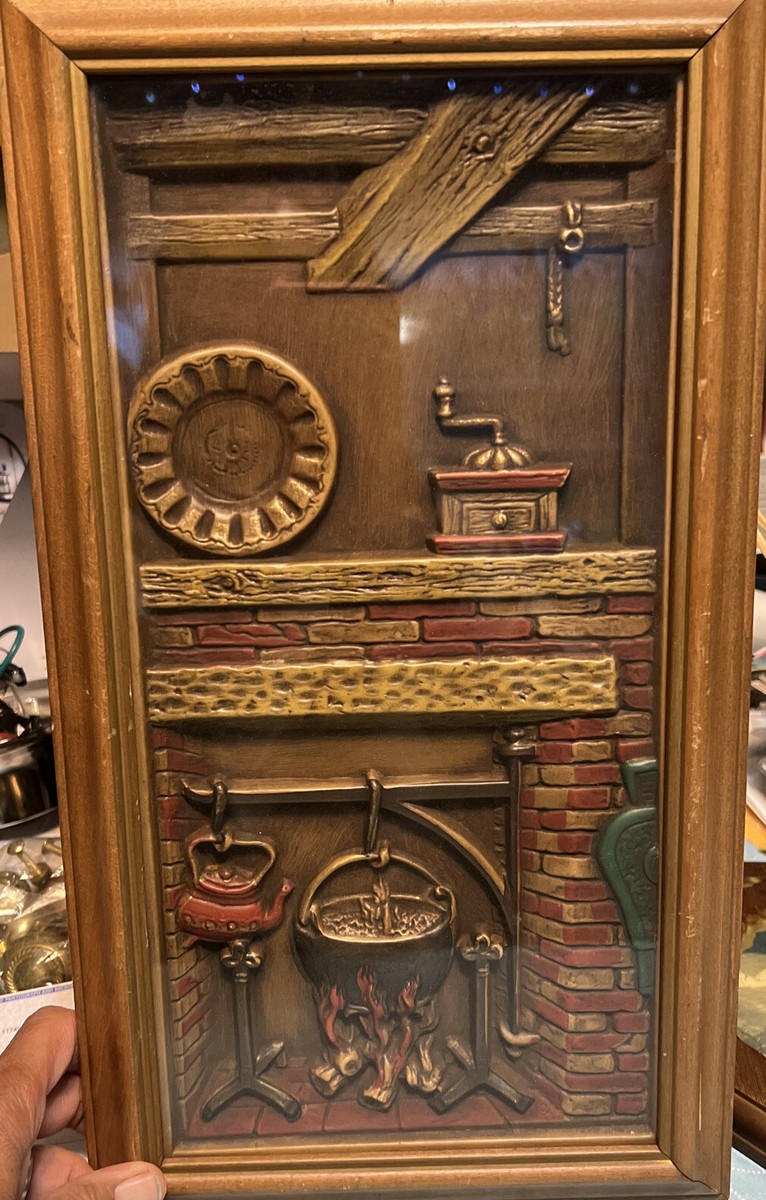 1960年代 Turnerウォールアクセサリー 壁掛け3Dウッドフレーム 1960年代 Turnerウォールアクセサリー 壁掛け3Dウッドフレーム