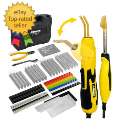 Plastic Welder 2 in 1,Plastic Welding Kit Car Bumper Repair Kit,4 Types of Plast