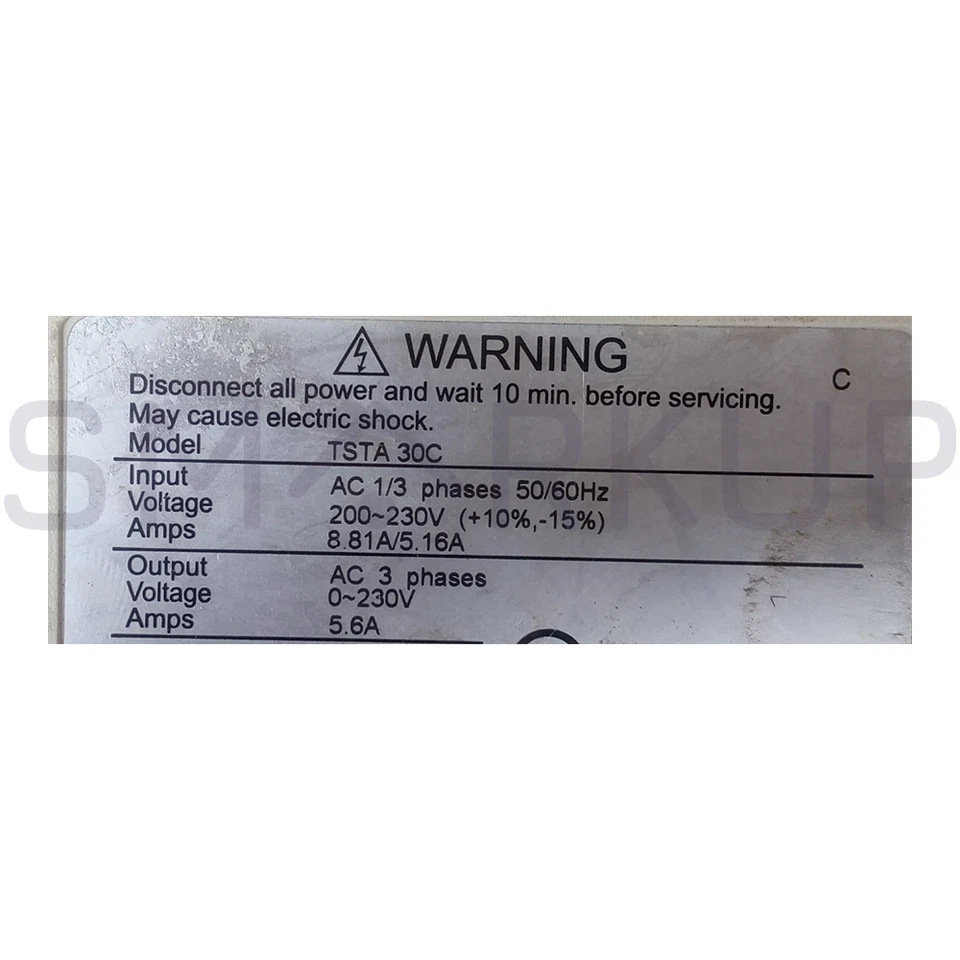 Used & Tested TECO TSTA30C Servo Drive - Image 4 of 4