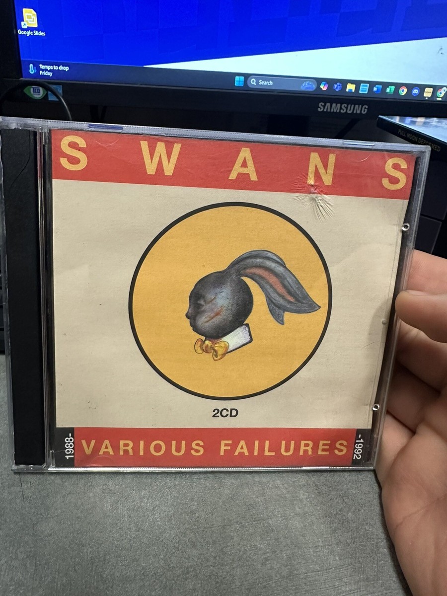Swans-Various Failures 1988-92 CD 1998 Young God #YG06 Revolver