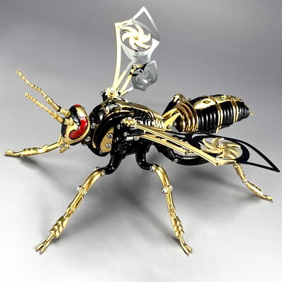 3D Metal Puzzle for Adults Mechanical Wasp Model Kits Stainless Steel Puzzles