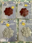 NIP Jo-Ann Craft Essentials Lot Of 14  Pin Back Puffy Fabric Flower Pins  2003 — photo 6