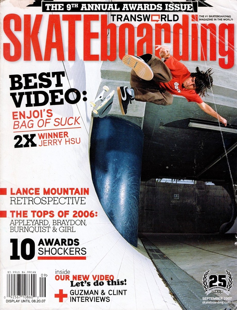 Transworld Skateboarding Magazine / Vol.25 ~ No.9 / September 2007
