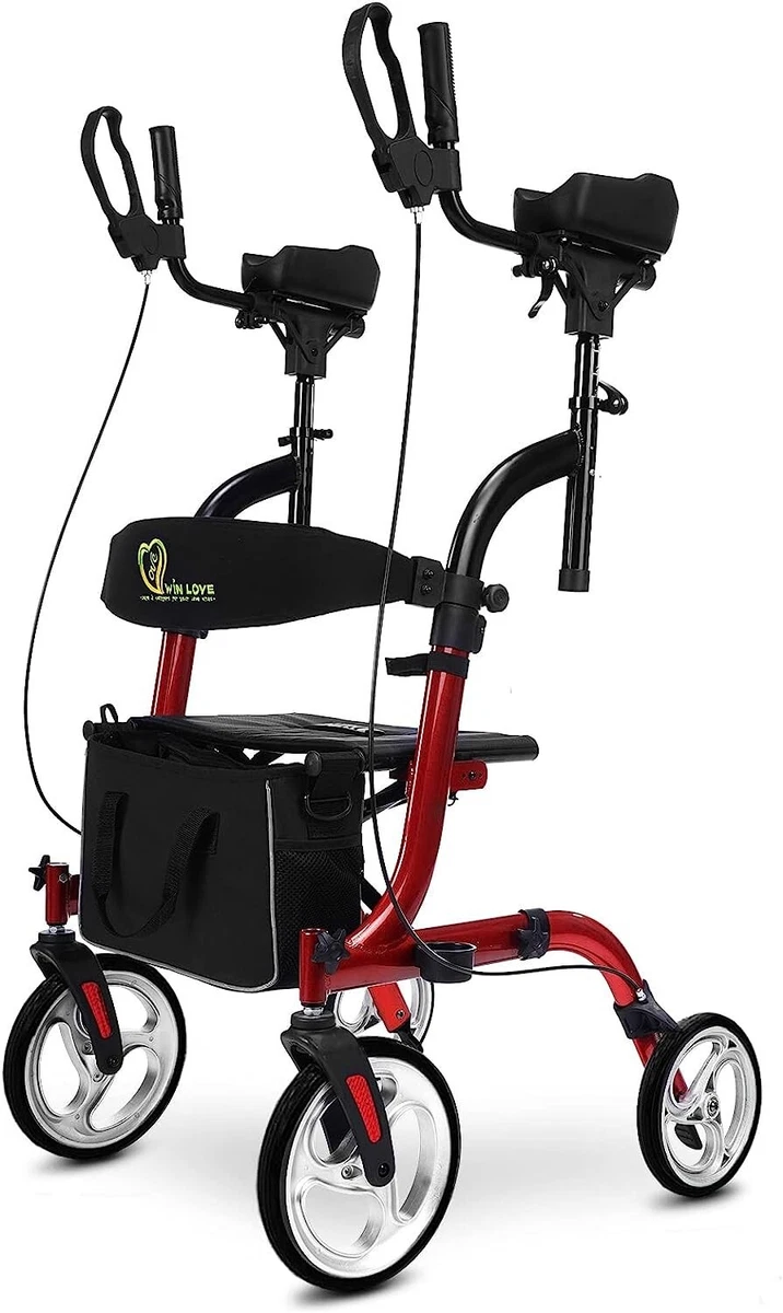 Healconnex Upright Rollator Walkers For Seniors Stand Up, 50 OFF