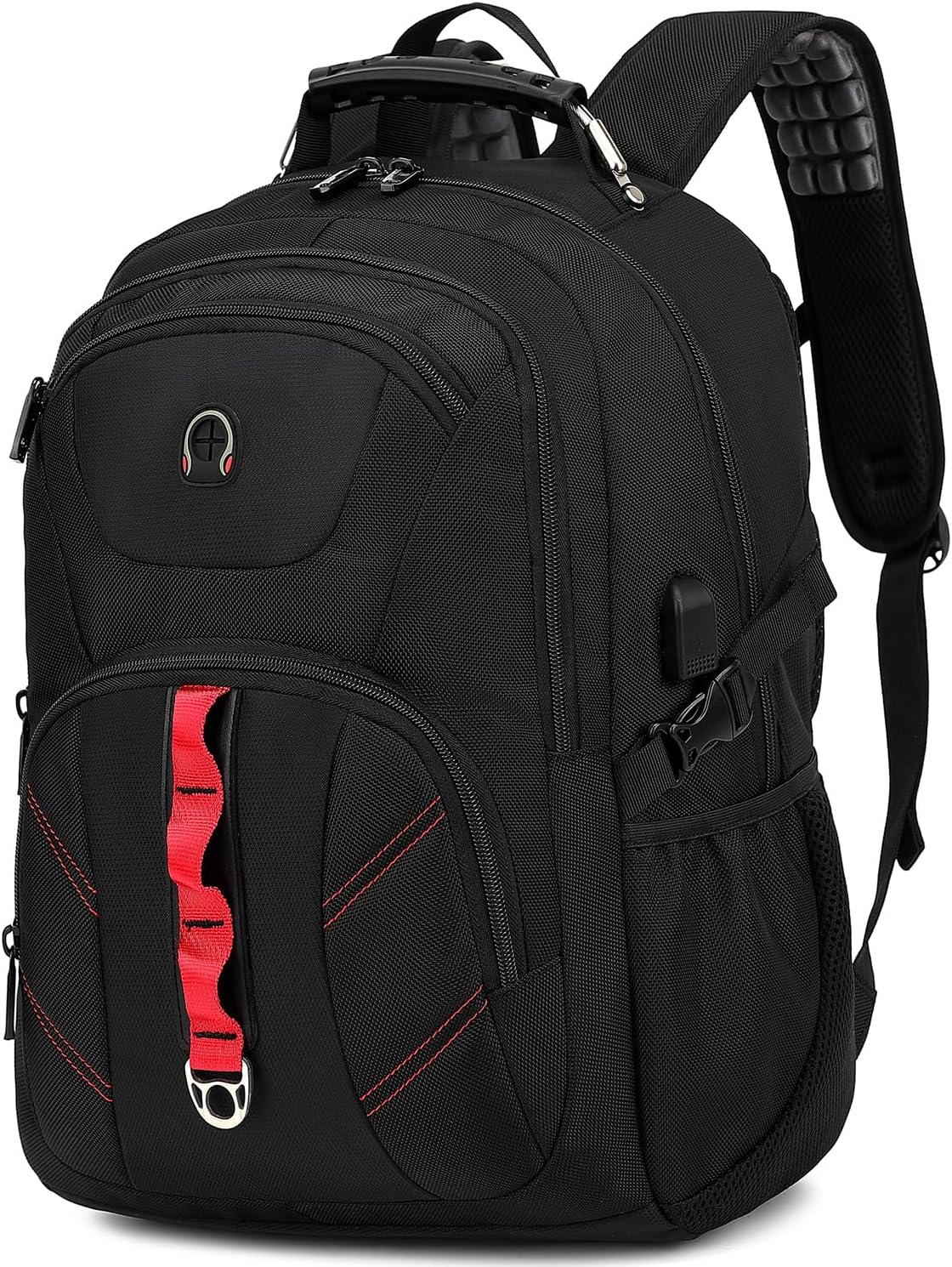 Sleek 15.6 Inch Water-Resistant Laptop Backpack for College Travel & Daily Use-image