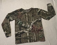 Boys Outfit-Youth Medium Red Head Camo T-shirt Tan Wrangler Pants 10 Husky