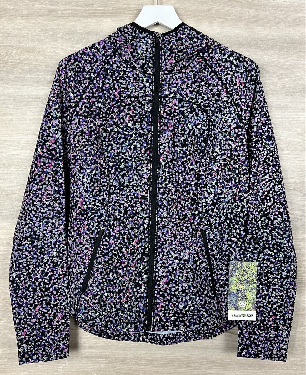 Lululemon Mist Over Windbreaker *SeaWheeze 🦄 Reflective Size 10