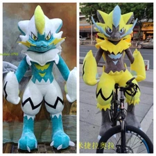 Anime Giant Zeraora 75/160cm Plush Doll Pillow Cosplay Stand Stuffed Toy Gift