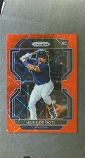 2022 Panini Prizm Tier II Red Velocity #183 Alex De Goti RC Astros