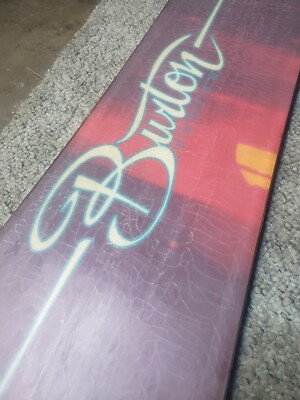 Burton Custom 55 Snowboard Vintage 1998 Sunset Series 155