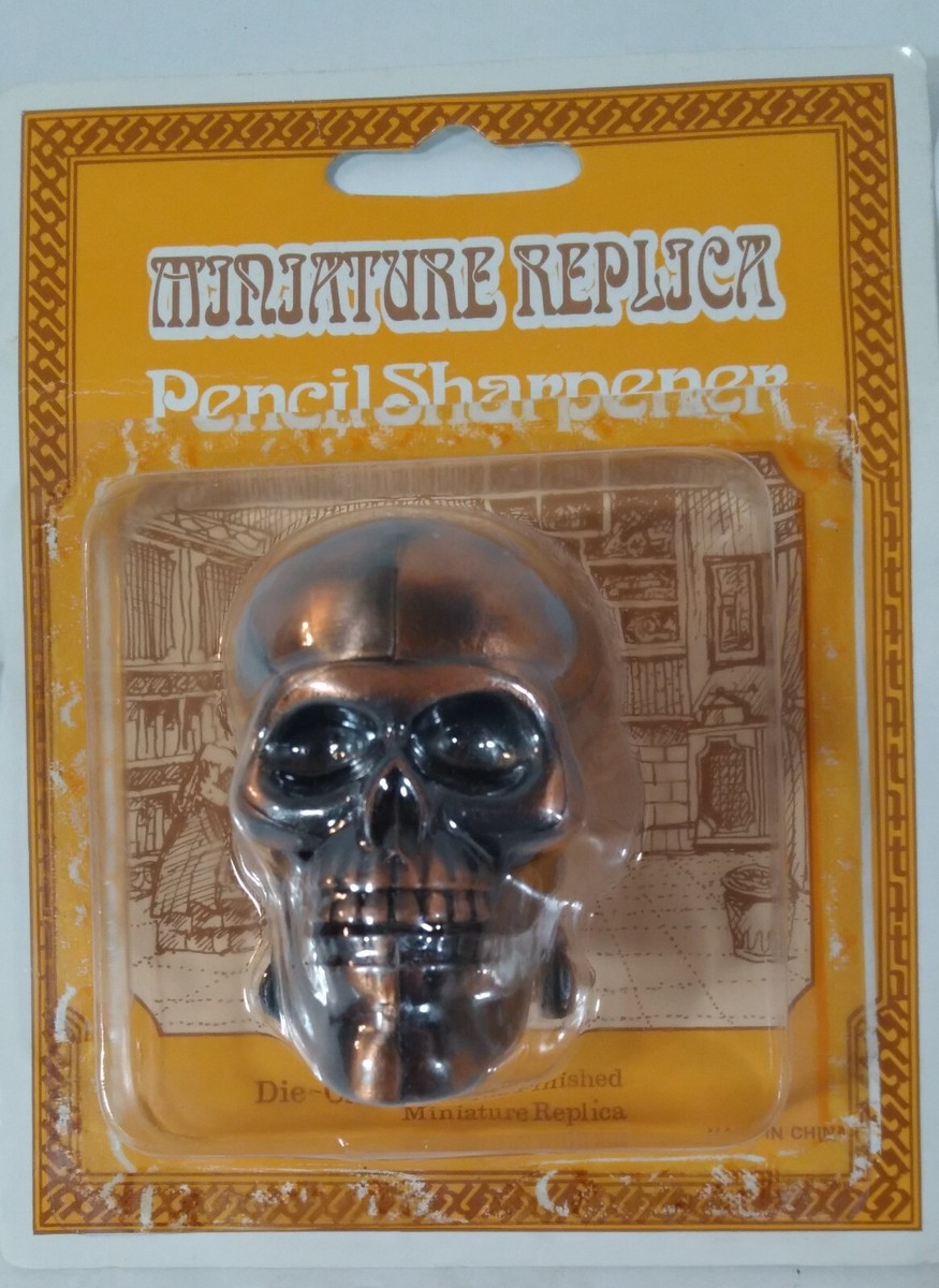 Collectible Metal Skull Pencil Sharpener Collectible Metal Skull Pencil Sharpener