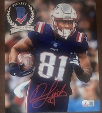 Jonnu Smith New England Patriots Signed 8x10 Photo Beckett Witnessed COA N1