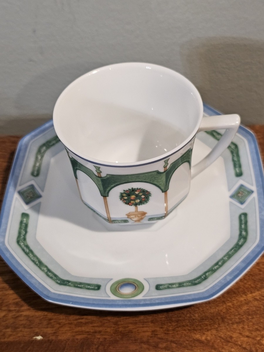 PHILIPPE DESHOULIERES JARDIN ROYAL DE VERSAILLES CUP & SAUCER