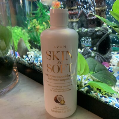 Avon Skin So Soft Supreme Nourishment Coconut Milk Lotion [11.8 oz] FRESH