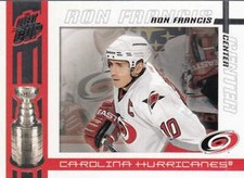 #18 Ron Francis - Carolina Hurricanes - 2003-04 Pacific Quest for the Cup Hockey