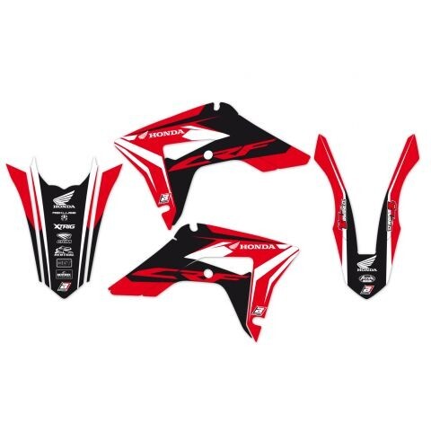 Autocollants Honda CRF 250 22-23 pour look racing sur piste motocross