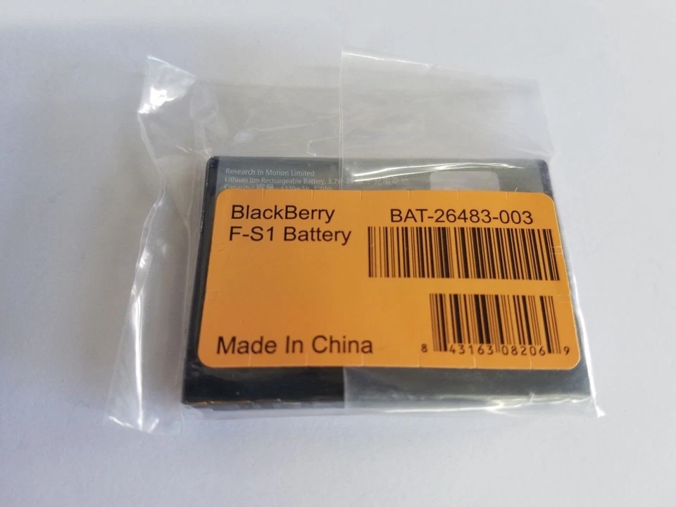 Подлинный оригинальный сменный литиевый аккумулятор Blackberry Torch 9800 9810 F-S1 FS1 - Изображение 3 из 3